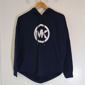 Michael Kors Navy Blue Hoodie with Logo S